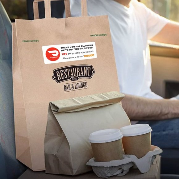 DoorDash Delivery Rating Sticker Labels – (48 ct) - Picture 4 of 5